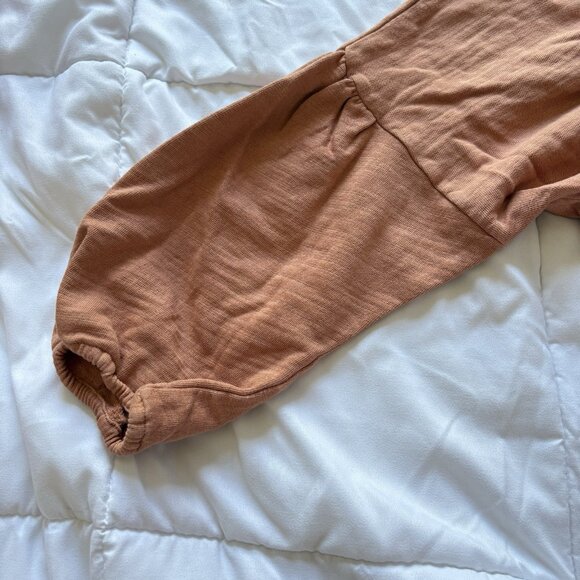 J Jill Pure Jill Blouse Womens Size XL Orange 3/4 Sleeve Sweater 100% Cotton - Picture 6 of 8